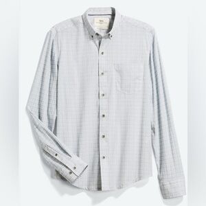 WRK Reworked Poplin and Knit Paneled Shirt, Men's size M